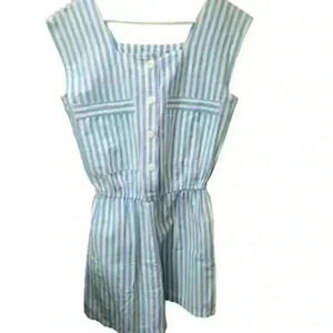 VTG Wear-Abouts Womans striped Romper sz Med.